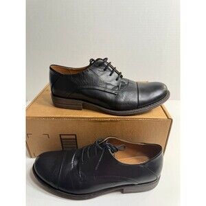 .6090 Mez Mooz Black Mens Dress Shoes-US 10 Mens